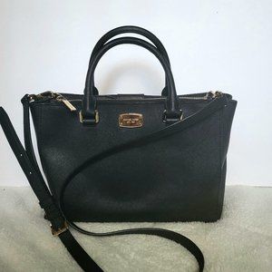 Michael Kors Black Crossbody Satchel